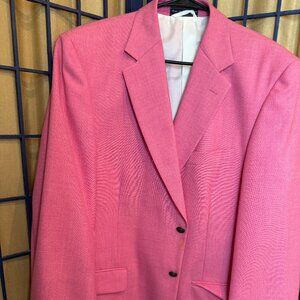Vintage Pink Blazer Meeting Street 90s Barbiecore Power Jacket L